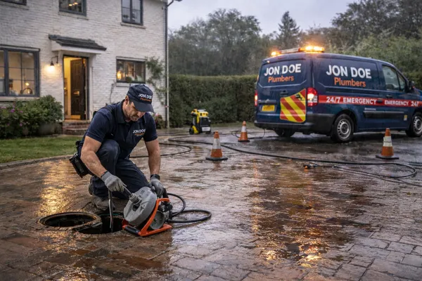 Professional drain unblocking