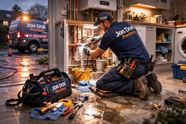 Emergency plumbing repair