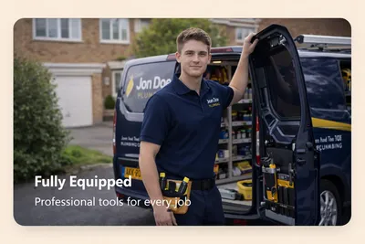 Fully equipped — professional tools for every job